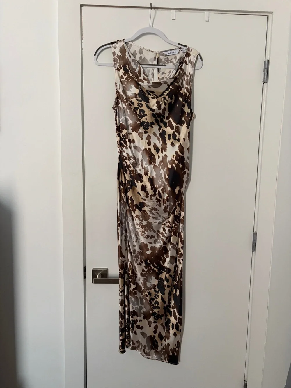 & Other Stories Draped Satin Midi Dress - Picture 2 of 4